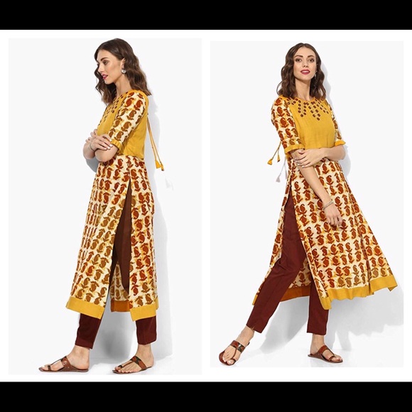 Tunic Top With Palazzo Pant Set K1 - Picture 2 of 3